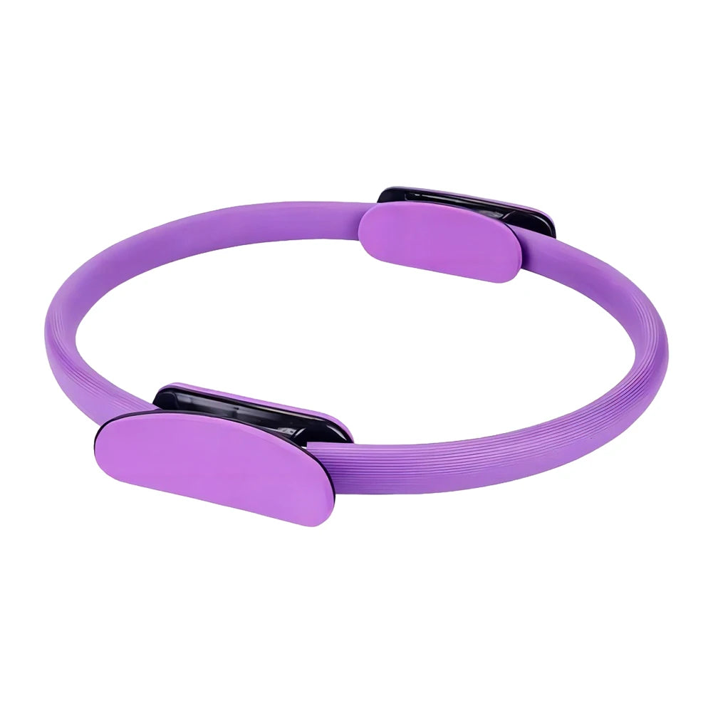 Pilates Ring Fitness Circle with Non Slip Handles Flexible Resistance Exercise Equipment for Toning Inner & Outer Thighs