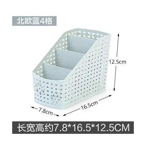 Hot selling Multifuction Home Office Desk Storage Boxes Plastic Organizer decoration basket pencil Phone Holder ZL301-5