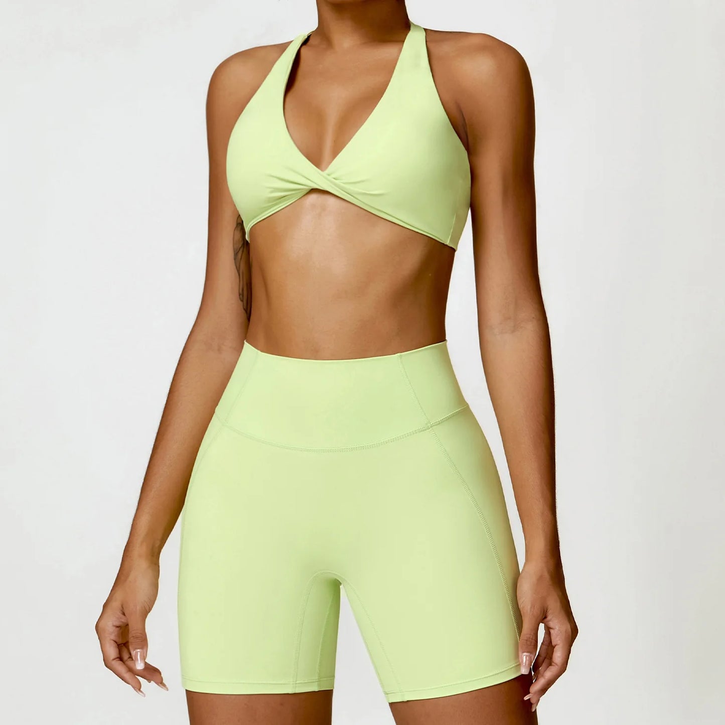 2 Pieces Women Yoga Set Sportswear Gym Clothes Sportswear Yoga Suits Fitness Set Tracksuits Sports Bra Gym