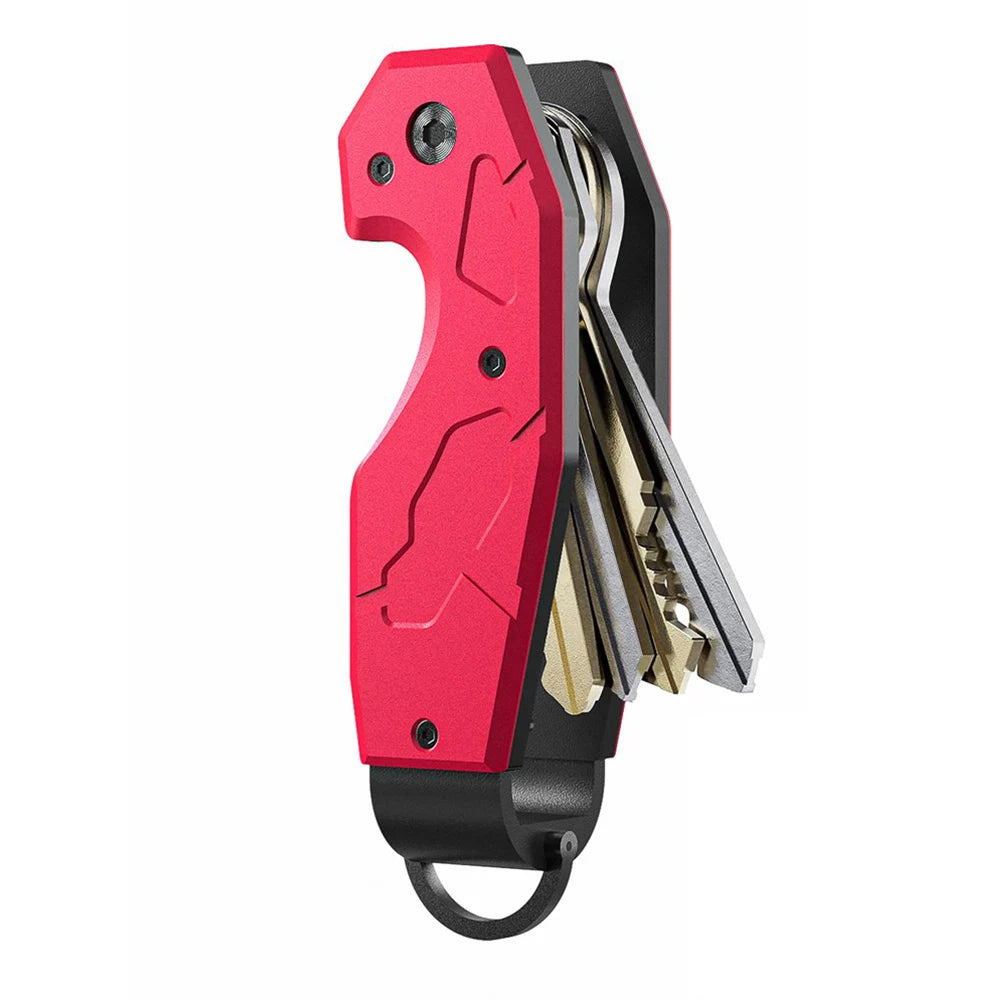 Compact Key Organizer Keychain – Holds 1-6 Keys, Minimalist Key Holder for Men and Women