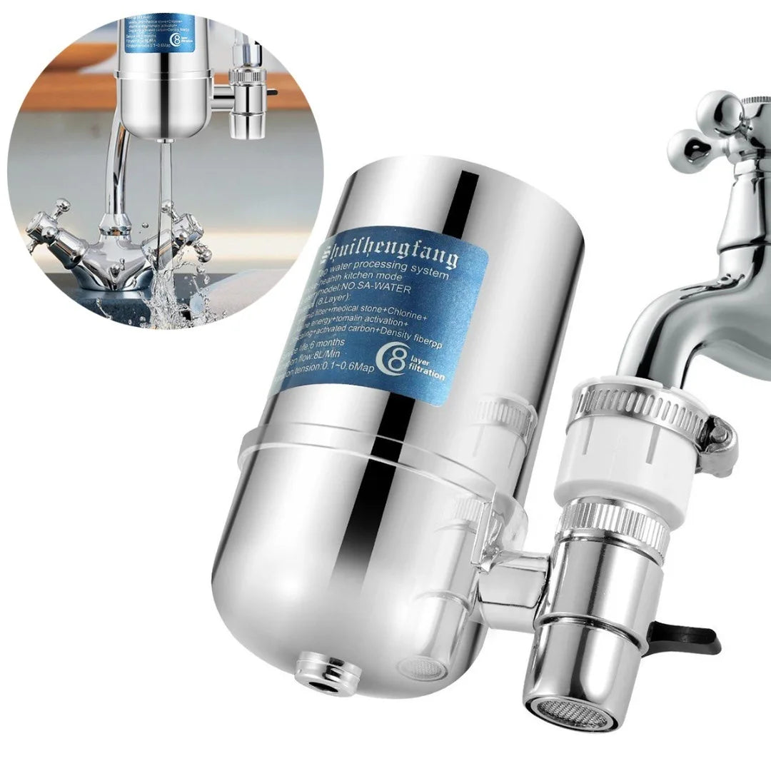 Electroplating Household Water Purifier Kitchen Purifier Faucet Filter Household Tap Water Filter