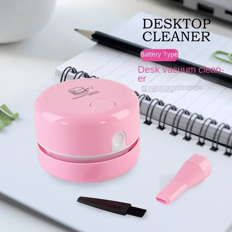 Mini Portable Vacuum Cleaner for Desk – Silent Cleaning Expert for Office & Study,