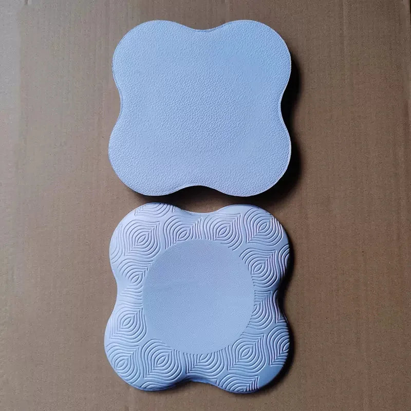 2pc Pilates Knee Pad Wrist Hand Protective Pad Non-slip Yoga Mat Solid Color Soft TPE Foam Flat Support Pad