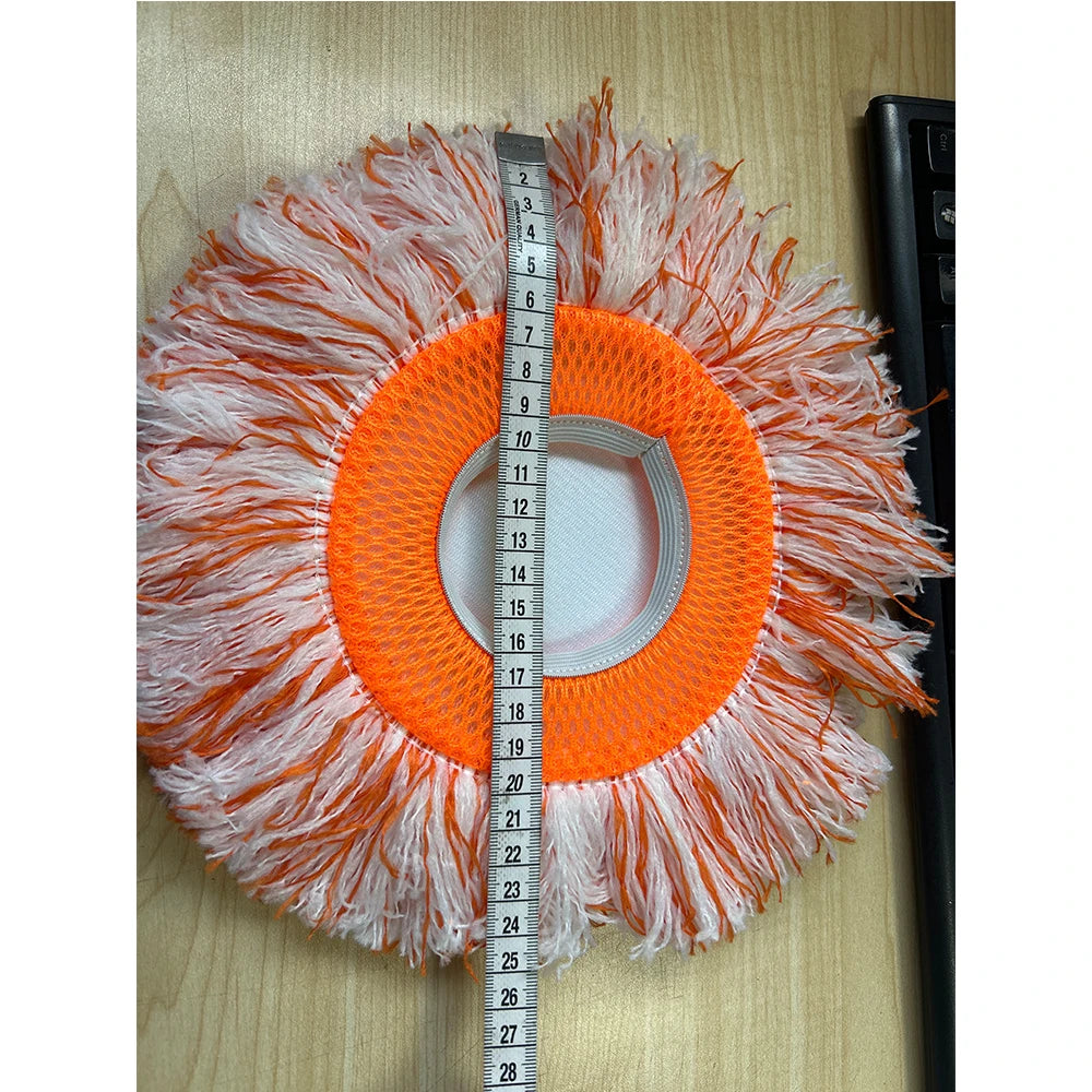 1-20PCS Round Replacement Mop Pads Washable Durable Mop Head Accessories Microfiber Cleaning Mop Pads for Household Car
