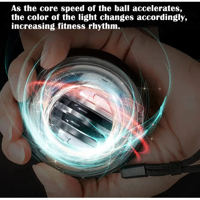 Powerball Forearm Exerciser Muscle Fitness Equipment Gyroscope Power Ball Gyro Wrist Booster Trainer Hand Exercise