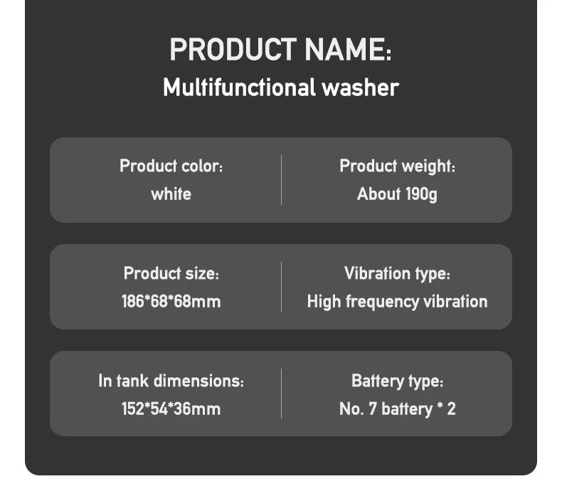 Ultrasonic Cleaning Machine Vibration Cleanser Wash Cleaner Jewelry Glasses Cleaner Watch Cleaning Makeup Brush Cleaning Tool