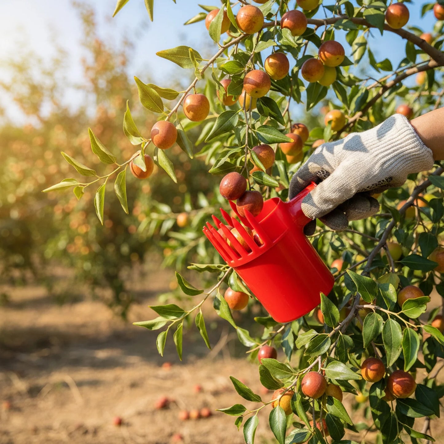 Portable Fruit Picker Easy to Use Practical Picking Device for Farm Park Efficient Picking Tool Portable Premium