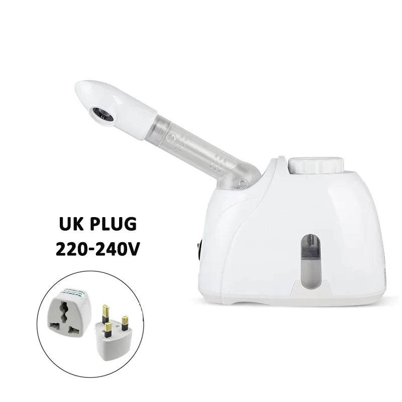 Ozone Facial Steamer Warm Mist Humidifier for Face Deep Cleaning  Home Spa Skin Care Whitening