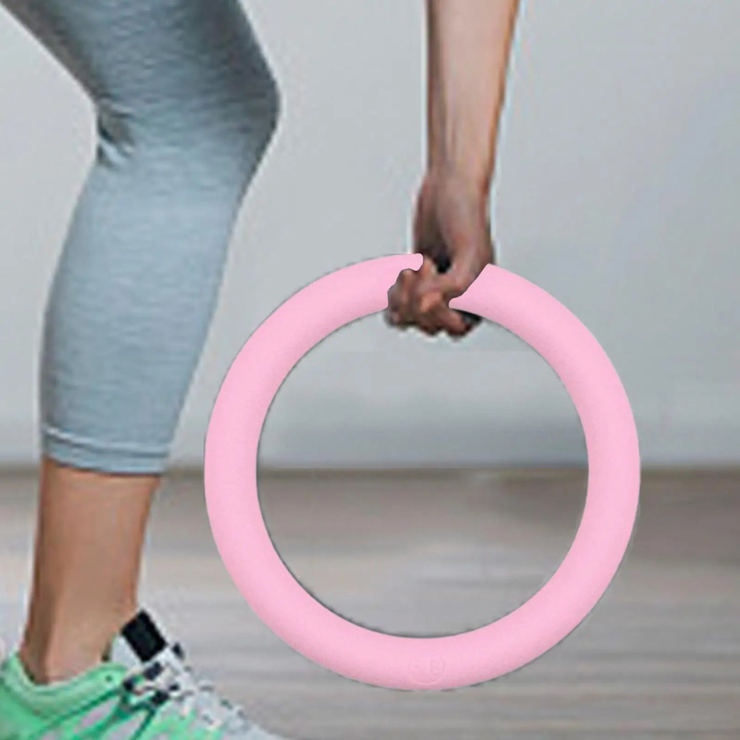 Weight Ring Workout Equipment Kettlebell Portable Practice Non Slip 5lb for Pilates Strength Training Yoga Exercise Home Fitness