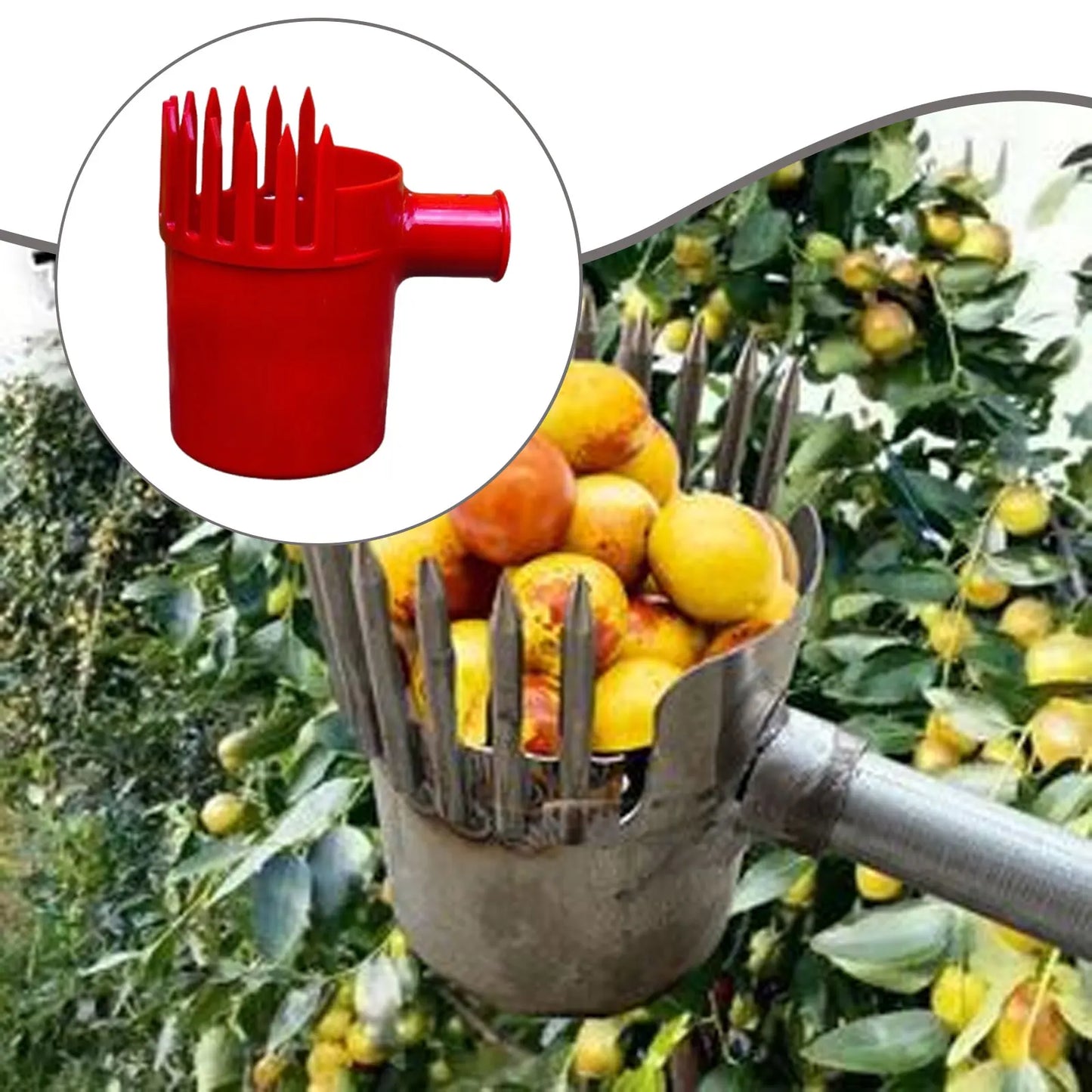 Portable Fruit Picker Easy to Use Practical Picking Device for Farm Park Efficient Picking Tool Portable Premium