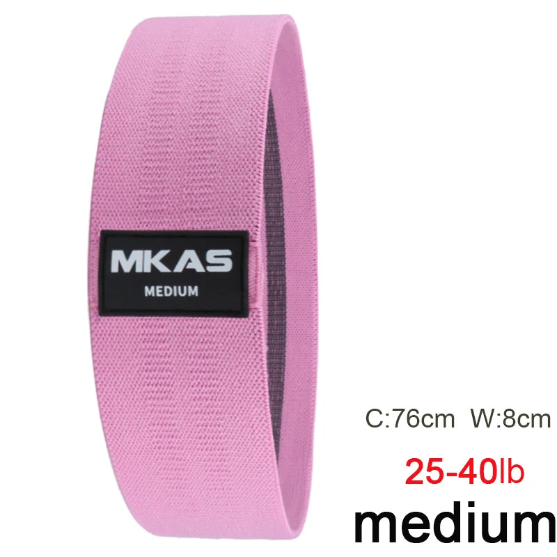 Hip Fitness Resistance Bands Exercise Workout Set Fabric Loop Yoga Booty Bands 3-Piece
