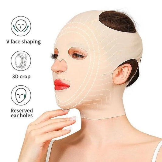 3D Reusable Face lifting Mask Anti Slimming Bandage V Shaper Full Face Lift