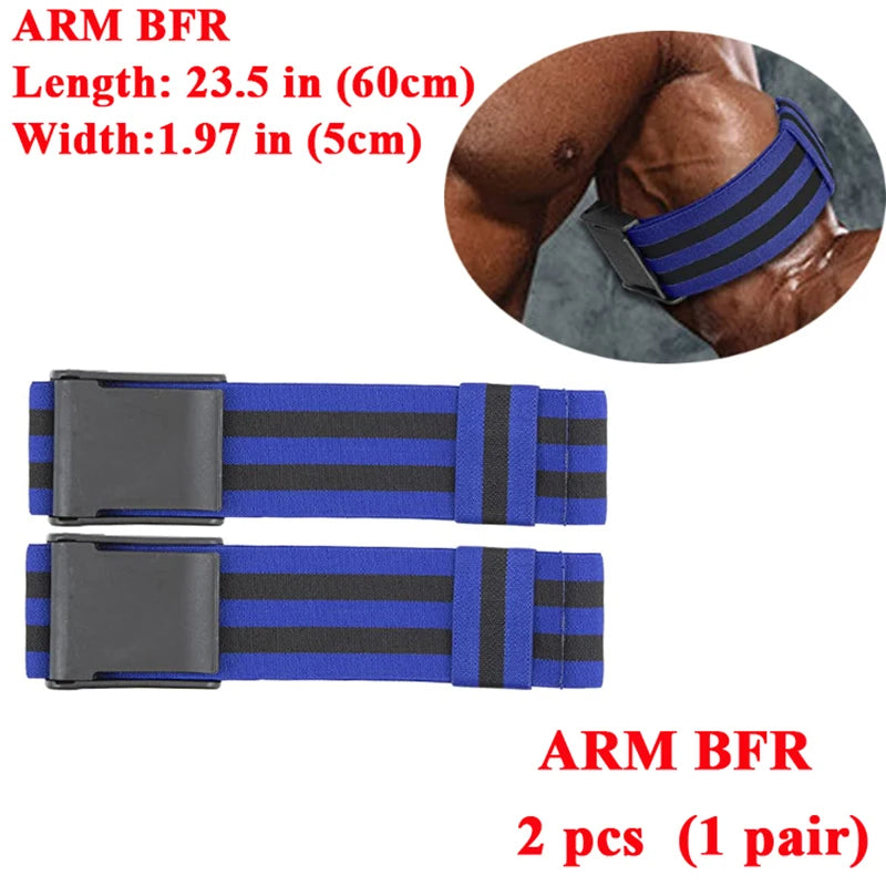 Fitness Gym Equipment Training BFR Occlusion Bands Bodybuilding Weightlifting Arm Leg Muscle Growth Blood Flow Restriction Bands
