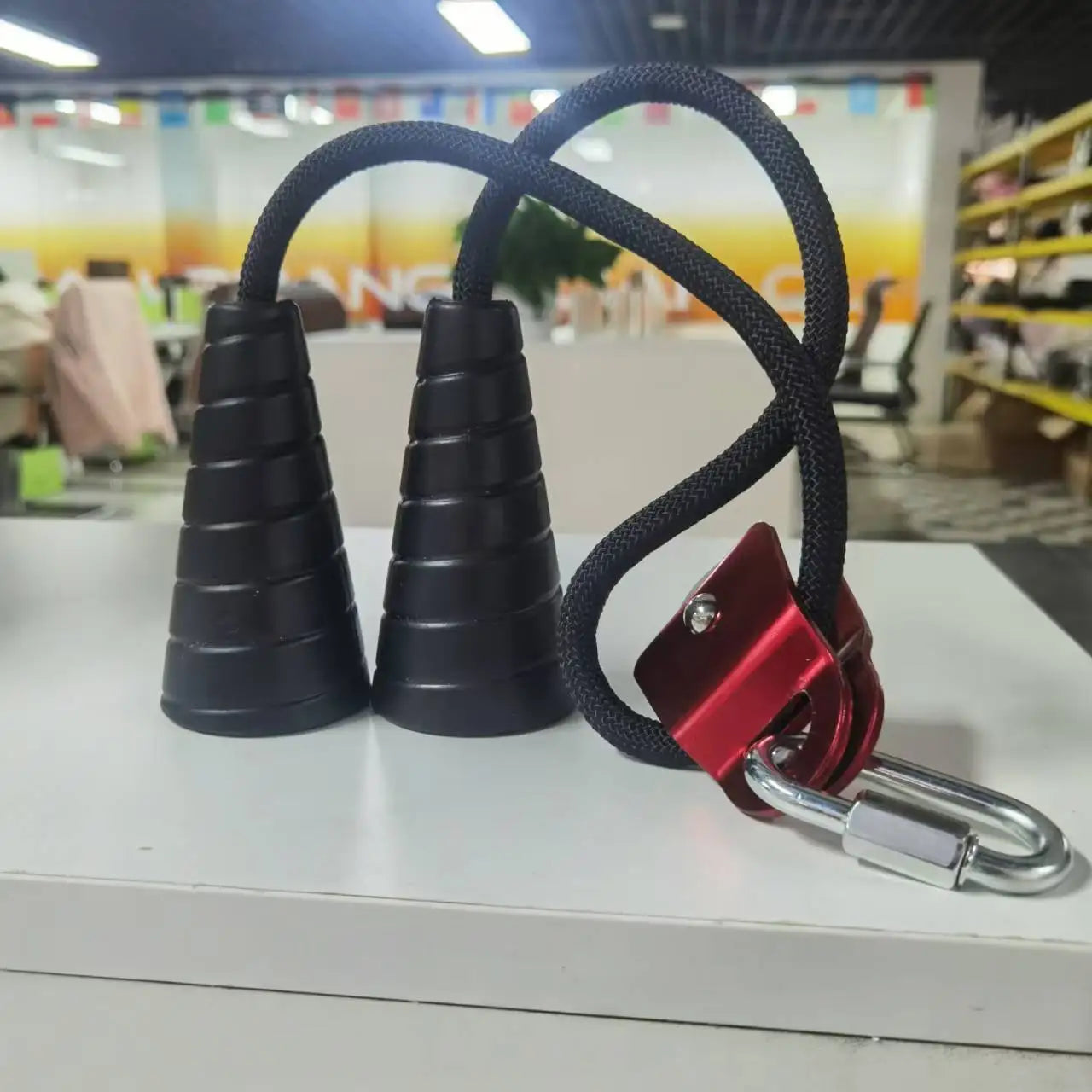 Gym Fitness Accessories Heavy Duty Steel Cone-shaped Hand Grip Biceps