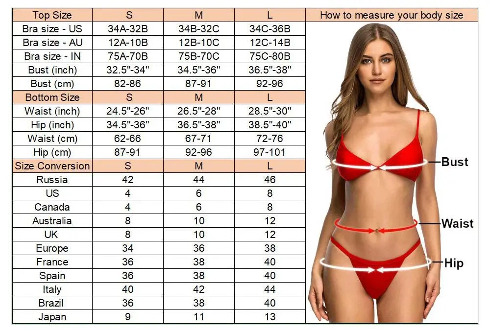 G-string Thong Brazilian Bikini 2026 Women Swimwear Female Swimsuit Two-piece Bikini set Bather Brazil Flag Bathing Suit