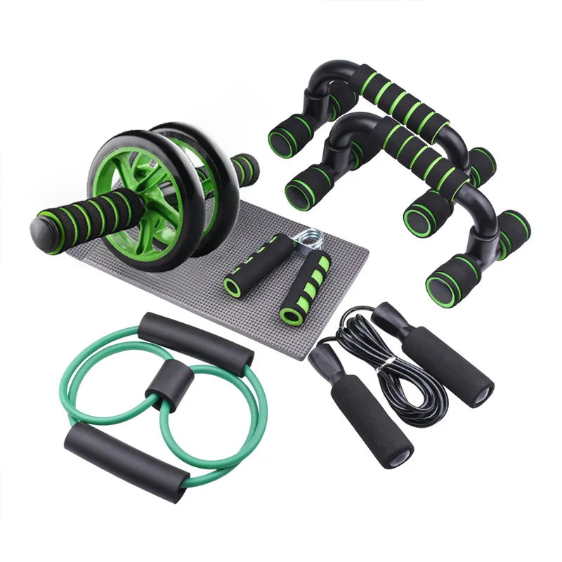 Home Gym 5-in-1 Ab Roller Wheels Kit