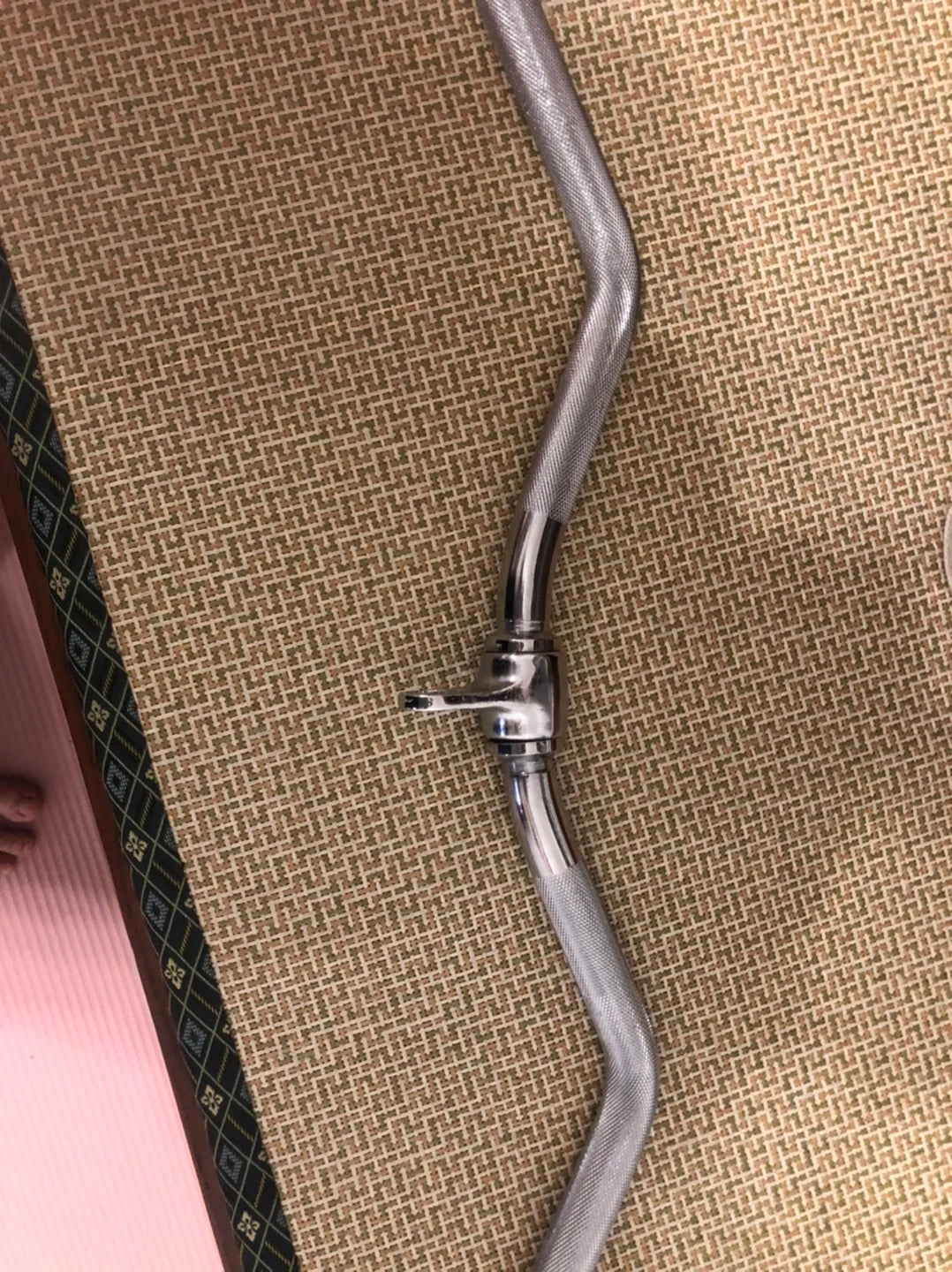 Gym Home Equipment Accessories Lat Pull Down Bar，Chrome-plated Surface Anti-rust High Load-bearing Fitness Tricep Rope Training