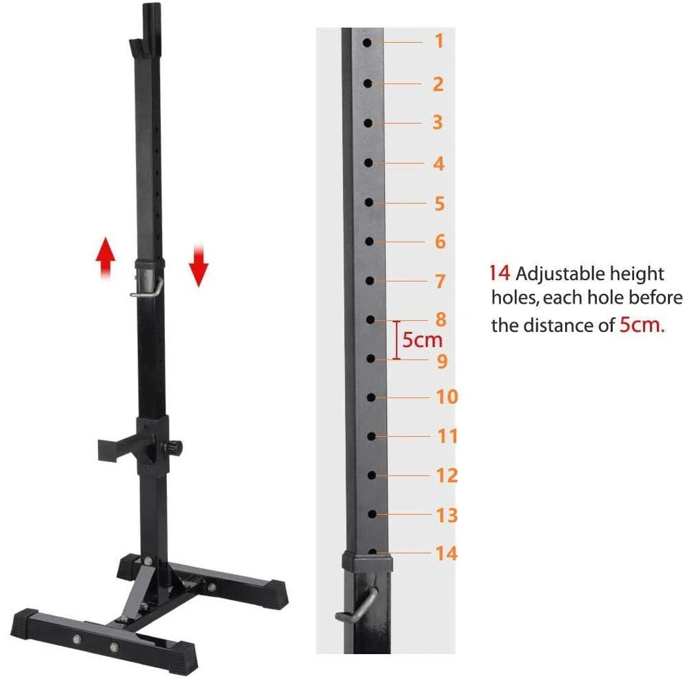 Wholesale Adjustable Squat Rack Half Squat Rack Home Gym Strength Training Equipment