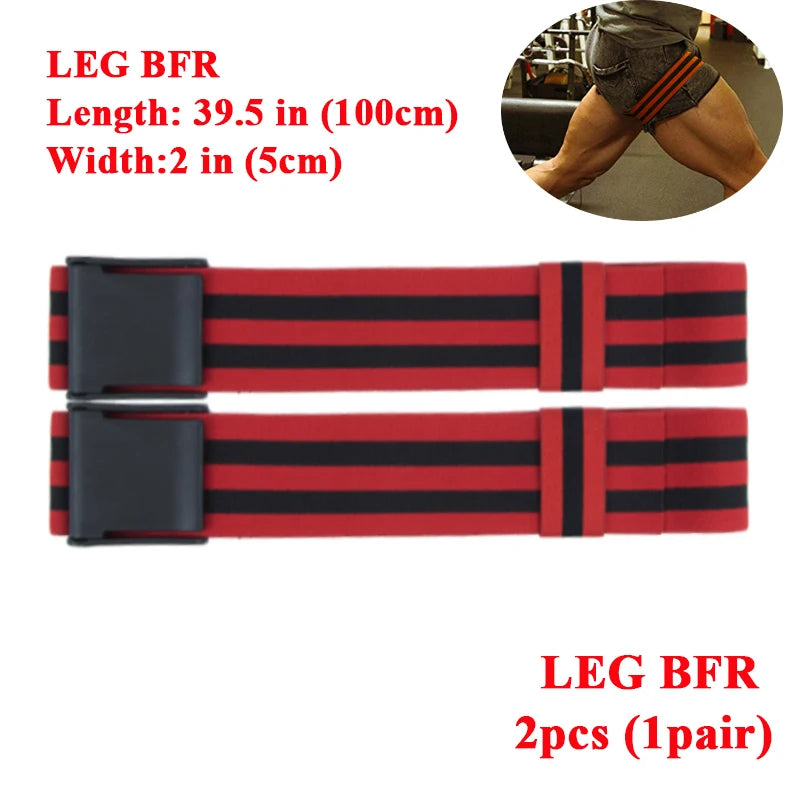 Fitness Gym Equipment Training BFR Occlusion Bands Bodybuilding Weightlifting Arm Leg Muscle Growth Blood Flow Restriction Bands