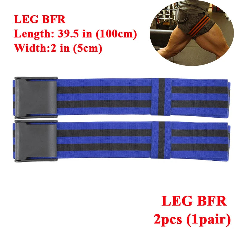 Fitness Gym Equipment Training BFR Occlusion Bands Bodybuilding Weightlifting Arm Leg Muscle Growth Blood Flow Restriction Bands