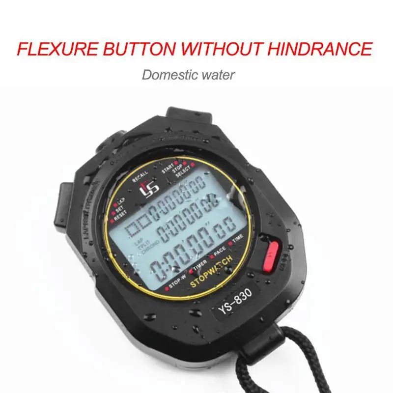 Professional Digital Stopwatch Timer Multifuction Portable Outdoor Sports Running Training Timer Chronograph Stop Watch