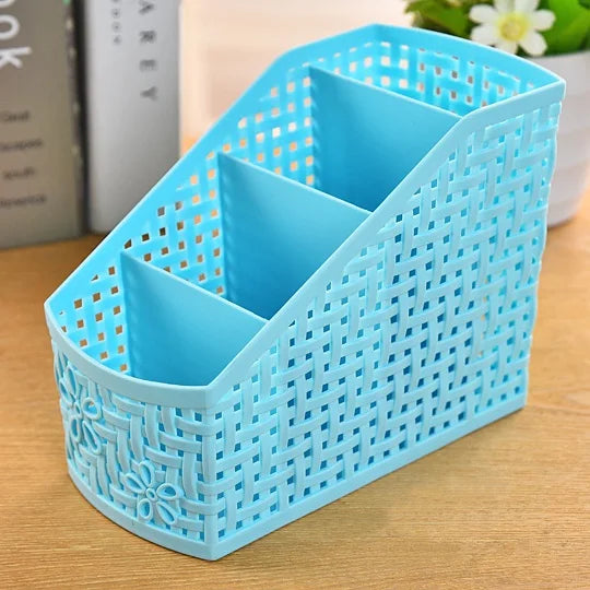 Hot selling Multifuction Home Office Desk Storage Boxes Plastic Organizer decoration basket pencil Phone Holder ZL301-5