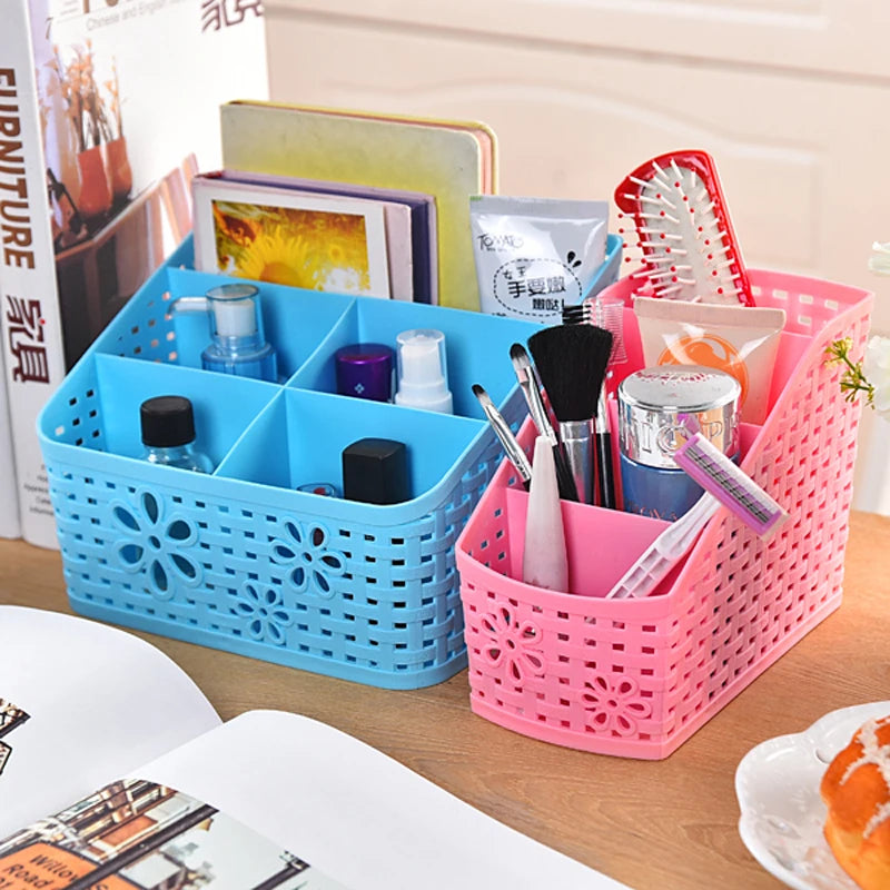 Hot selling Multifuction Home Office Desk Storage Boxes Plastic Organizer decoration basket pencil Phone Holder ZL301-5