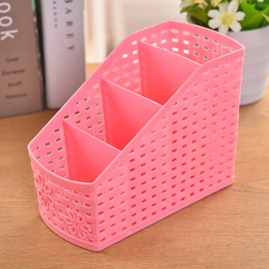 Hot selling Multifuction Home Office Desk Storage Boxes Plastic Organizer decoration basket pencil Phone Holder ZL301-5