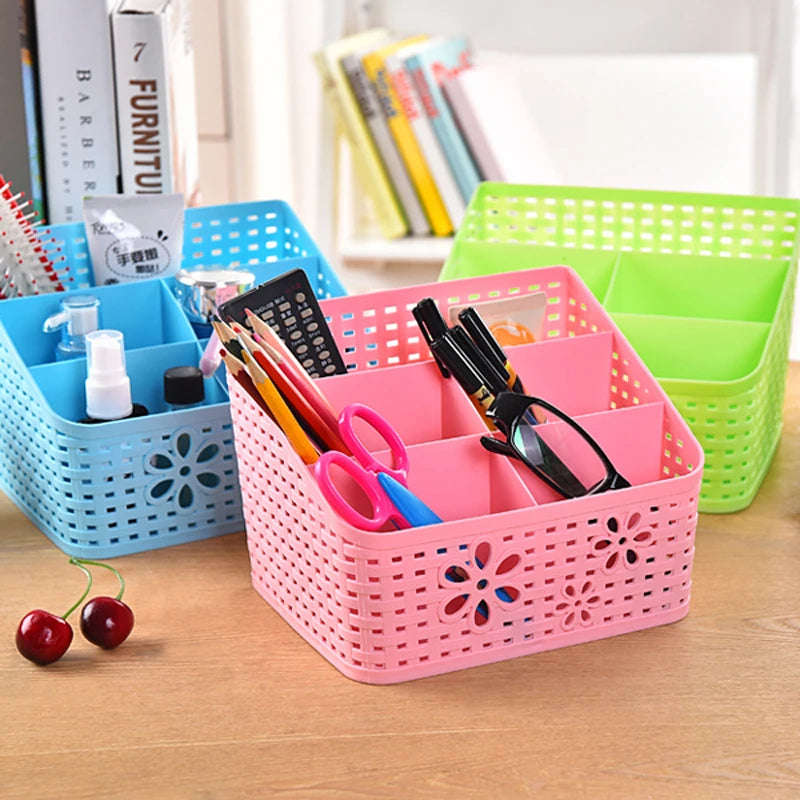 Hot selling Multifuction Home Office Desk Storage Boxes Plastic Organizer decoration basket pencil Phone Holder ZL301-5