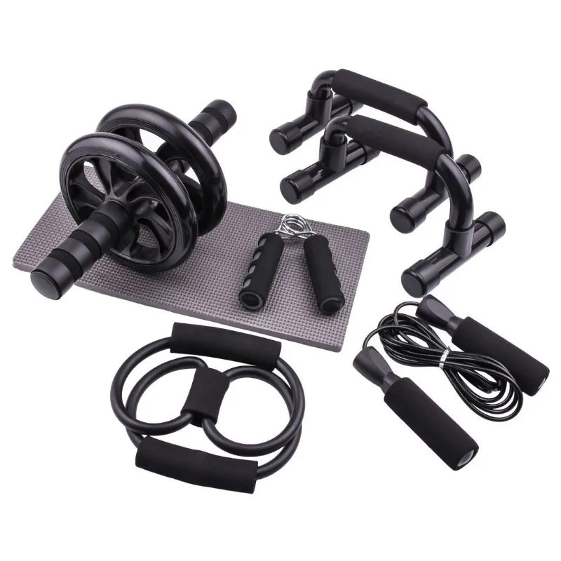 Home Gym 5-in-1 Ab Roller Wheels Kit