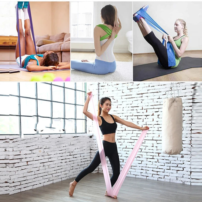 2026 Hot Yoga Tension Band Fitness Equipment Training Resistance Bands Rubber Yoga Fitness Tension Loops Sport Training Equipmen