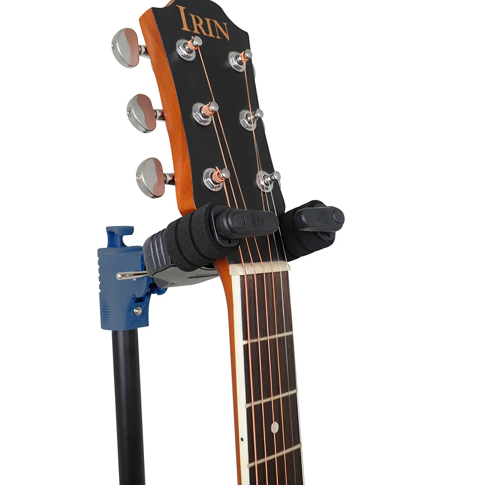 Portable Floor Guitar Holder Can Be Folding  Suitable For Guitar Accessories Such as Acoustic Classical Guitar, Ukulele, Etc.