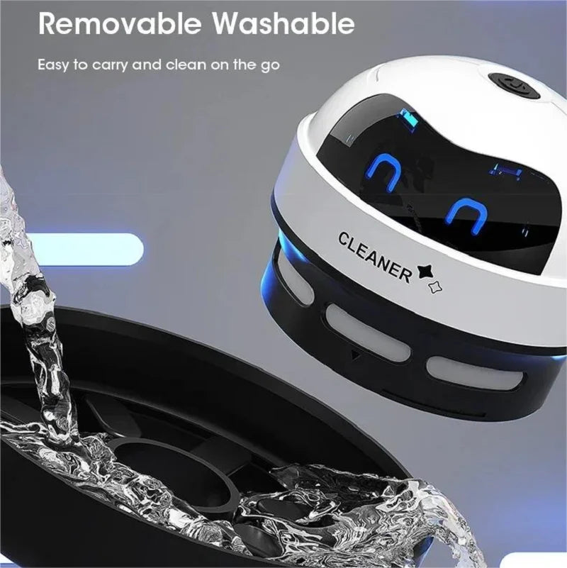 Desk Table Dust Vacuum Handheld Mini Vacuum Cleaner USB Table Sweeper Home Office Desktop Pencil Crumbs Cleaner
