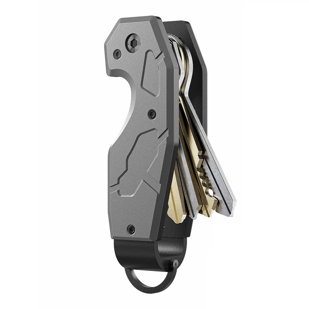 Compact Key Organizer Keychain – Holds 1-6 Keys, Minimalist Key Holder for Men and Women