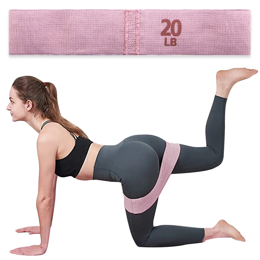 15-90LB Fabric Elastic Bands Fitness Resistance Bands Yoga Pilates Hip Circle Expander Bands Training Loops Workout Equipment
