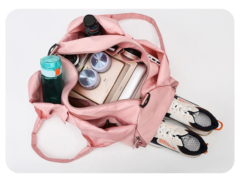Yoga Mat Bag, Women's Sports and Fitness Bag, Handbag, Luggage Bag, Wear-Resistant, Large Capacity Storage Travel Bag