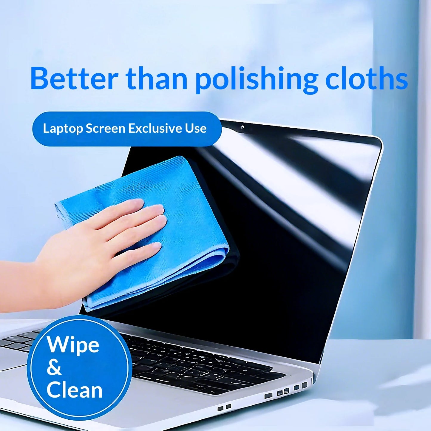 Cleaning Cloth, Pearl Screen Cleaning Cloth, Lcd Tv Screen Cleaning Microfiber Cloth, Eyeglass Magic Cloth, Camera Lens Cleaning Cloth, Suitable for Mobile Phones, Macbook, Laptop, Monitor, Lint-Free