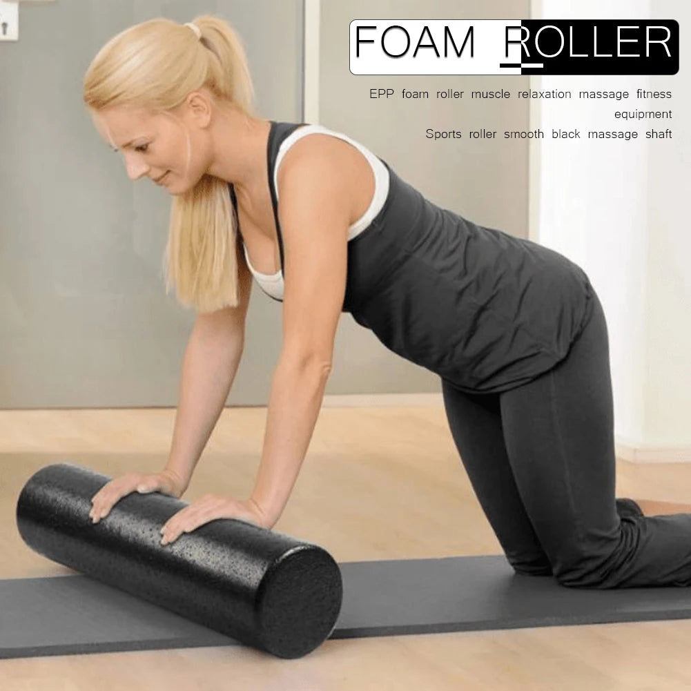 45cm EPP Yoga Pilates Foam Roller Fitness Equipment Massage Roller Body Exercise Training Gym Back Roller for Women Men Workout