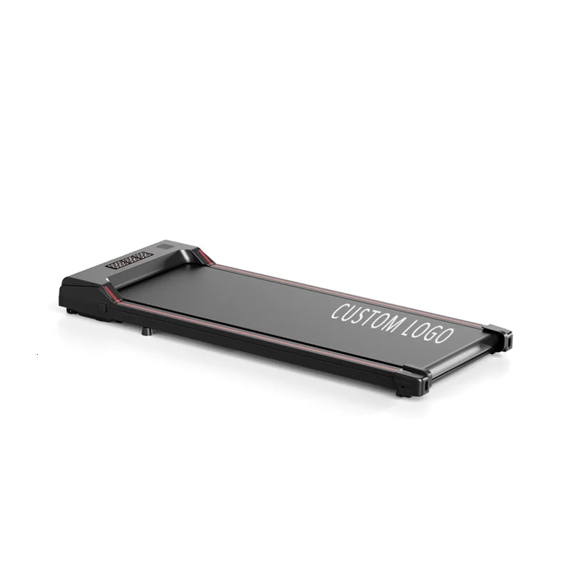 Portable Electric Home Fitness Treadmill Machine Under Desk Foldable Walking Pad With Curved Design LCD Screen Telecontrolled
