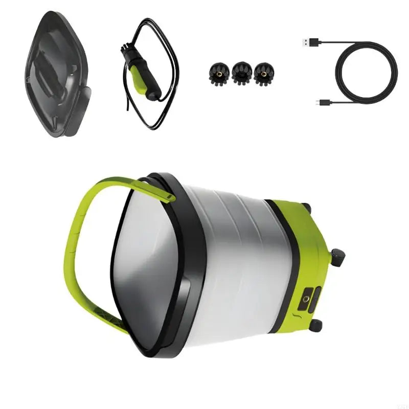 Handheld Wireless Cleaning Device With 12L Collapsible Water owner And Changeable Nozzle Set For Vehicle Outdoor Care X37F