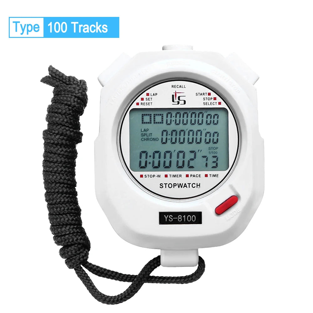 Professional Digital Stopwatch Timer Multifuction Portable Outdoor Sports Running Training Timer Chronograph Stop Watch