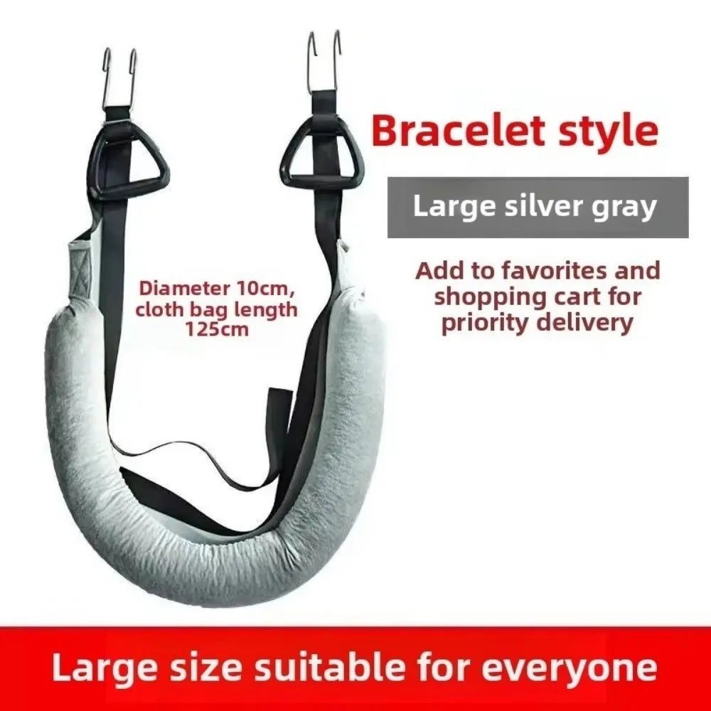 Hanging Traction Belt Waist Support Ergonomic Fitness Yoga Band Lumbar Stretching Device Disc Auxiliary Belt Home Fit Equipment