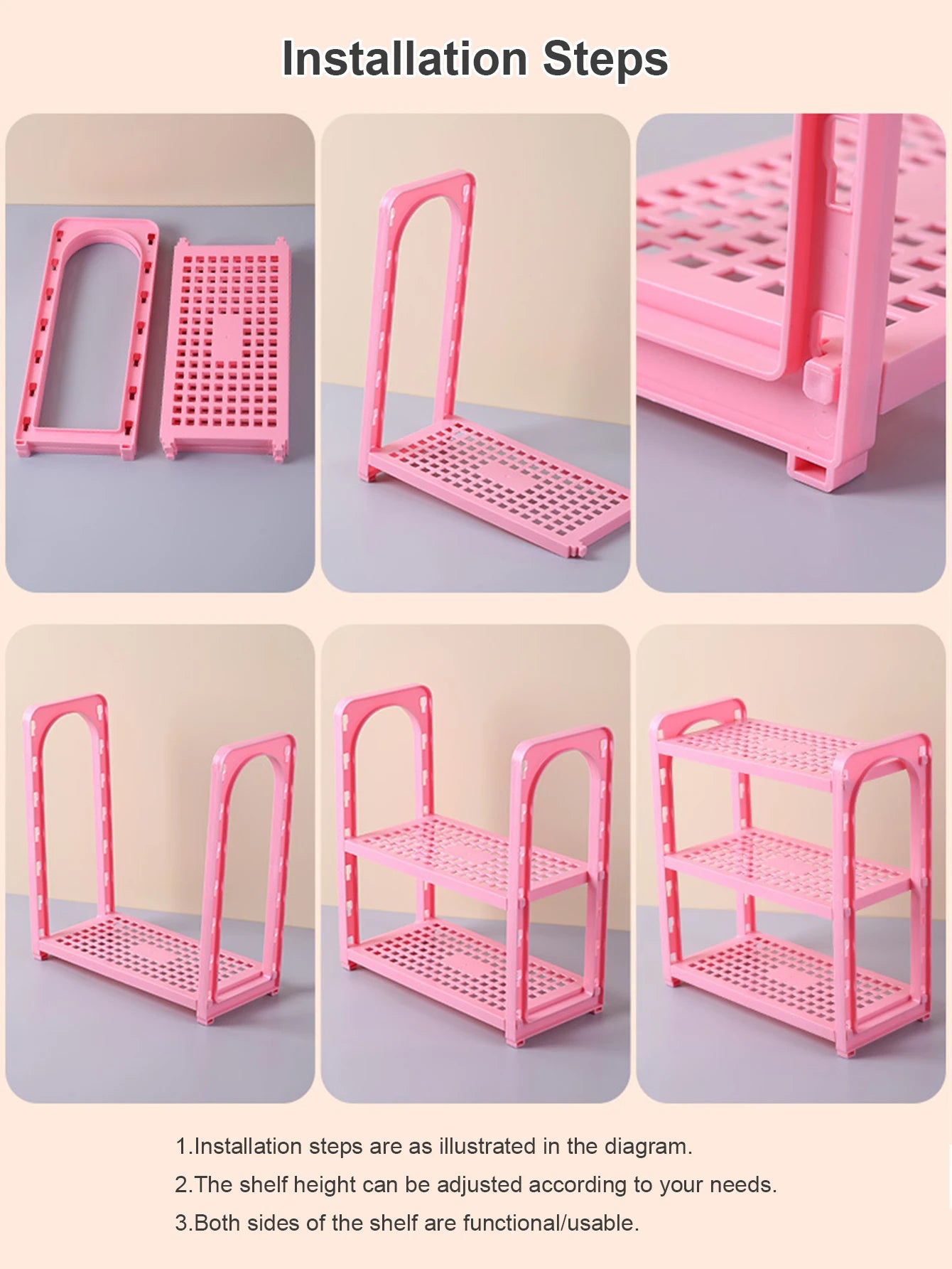 Desktop Storage Rack Dormitory Bedroom Dressing Table Multi Story Bathroom Toilet Stationery Sorting Miscellaneous Storage Rack