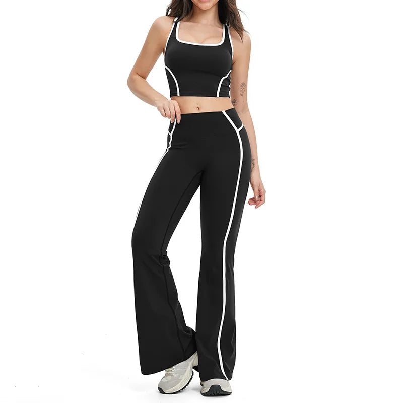 Yoga Set 2 PCS Sports Set Workout Outfits Women's Sportswear Fitness Gym Tracksuit
