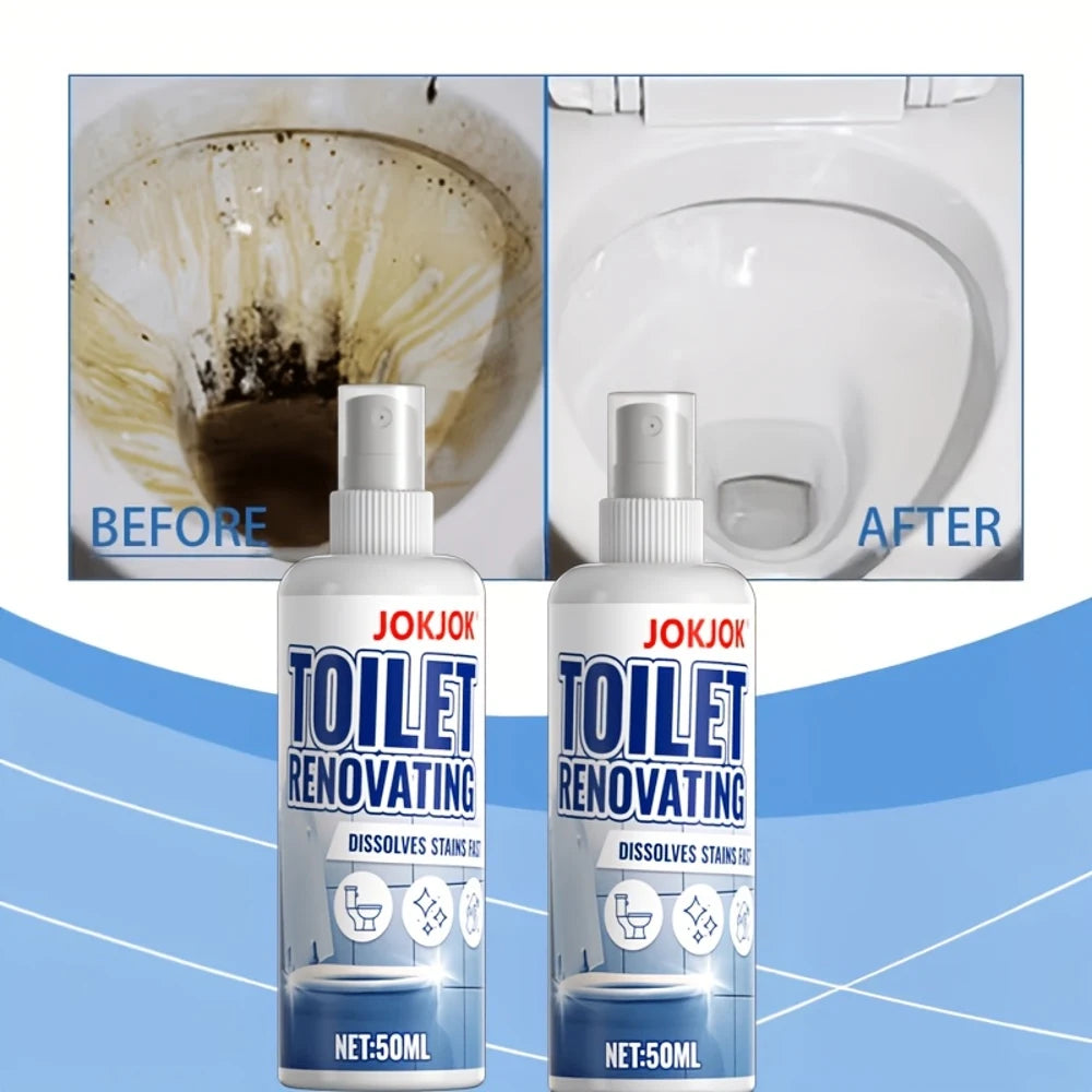 Toilet Cleaner — Deep Cleaning | Removes Stains and Limescale | Keeps Toilet Clean and Shiny | Easy to Use, Helps with Toilet Un