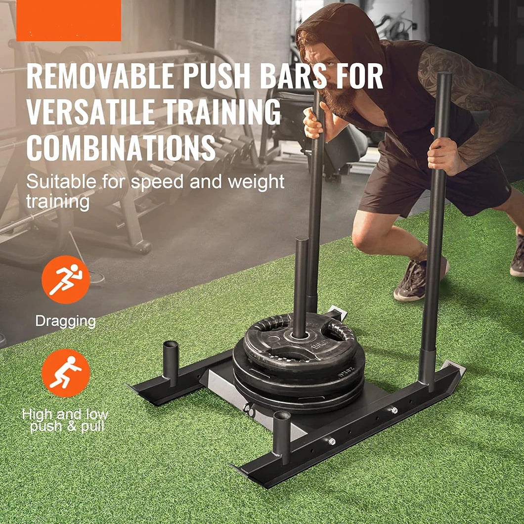 Gym Pull Sled For Weight Training Fitness Strength Sled To Improve Athletic Speed Sports & Entertainment Product