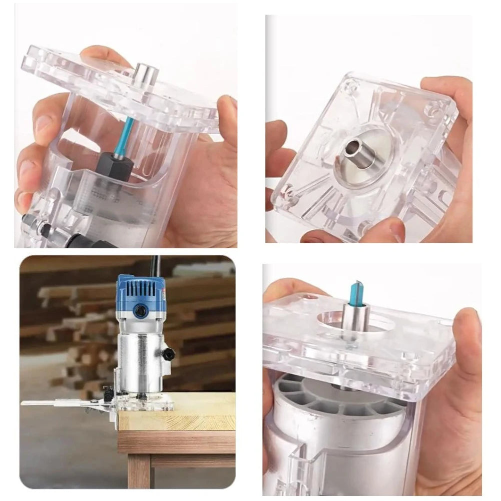 Drilling And Boring Router Bit Sleeve Interchangeable Sleeves Compact Woodworking Aid Carpentry Compact Lightweight