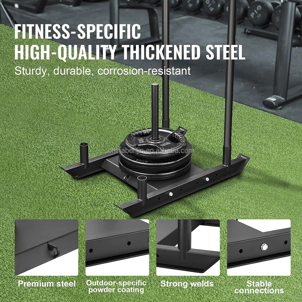 Gym Pull Sled For Weight Training Fitness Strength Sled To Improve Athletic Speed Sports & Entertainment Product