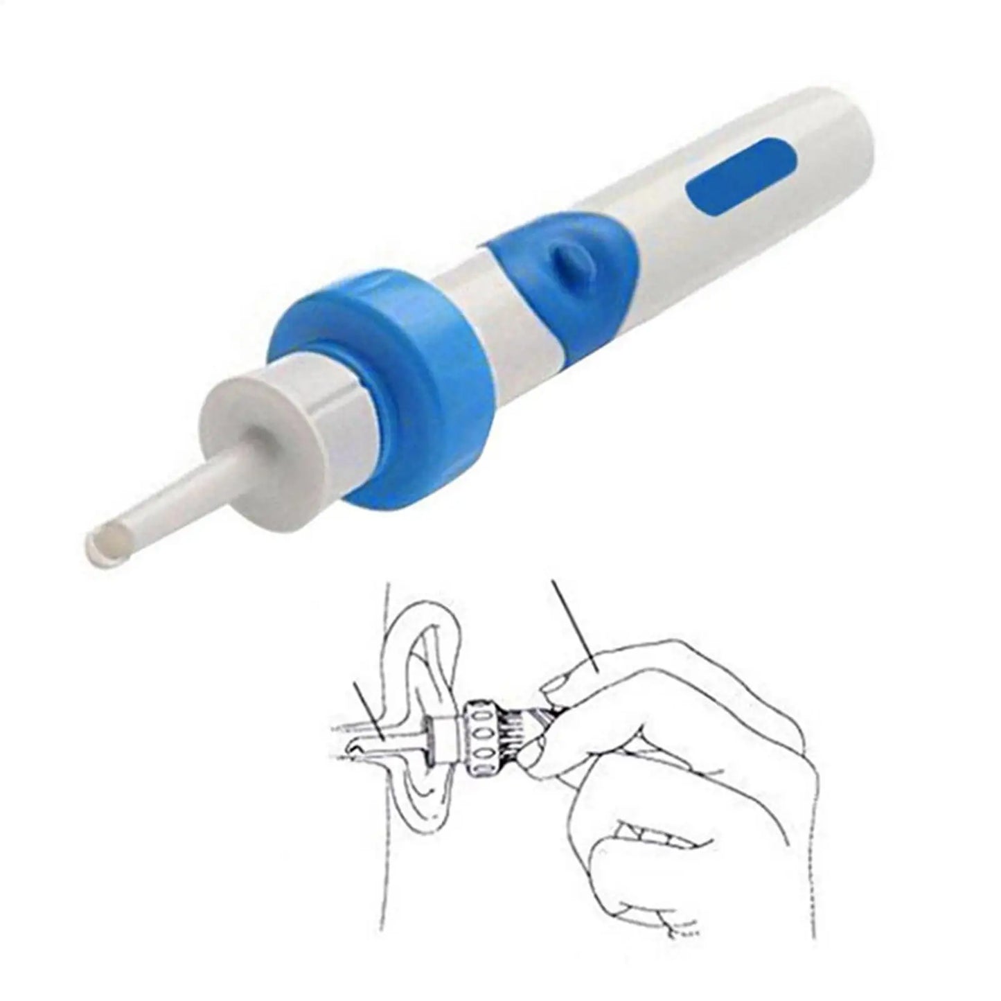 Electric Earpicks Earwax Tool For Children Adults Cleaning Earwax Cordless Safety Vibration Suction Spoon Ear Cleaner Earpicks