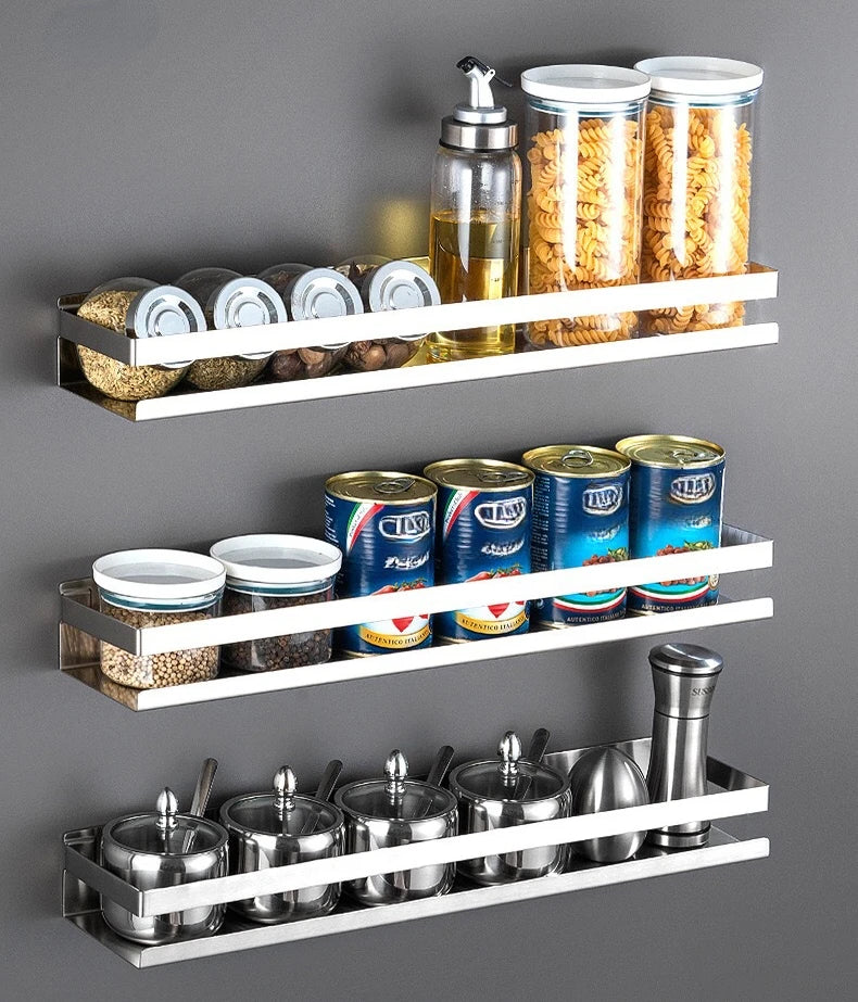 304 Stainless Steel Kitchen Useful Things for Home Kitchen Storage & Organization Bathroom Storage Shelves Kitchen accessories